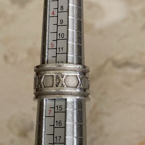 Tiffany Atlas 925 Sterling Silver 10mm Wide - Picture 8 of 9